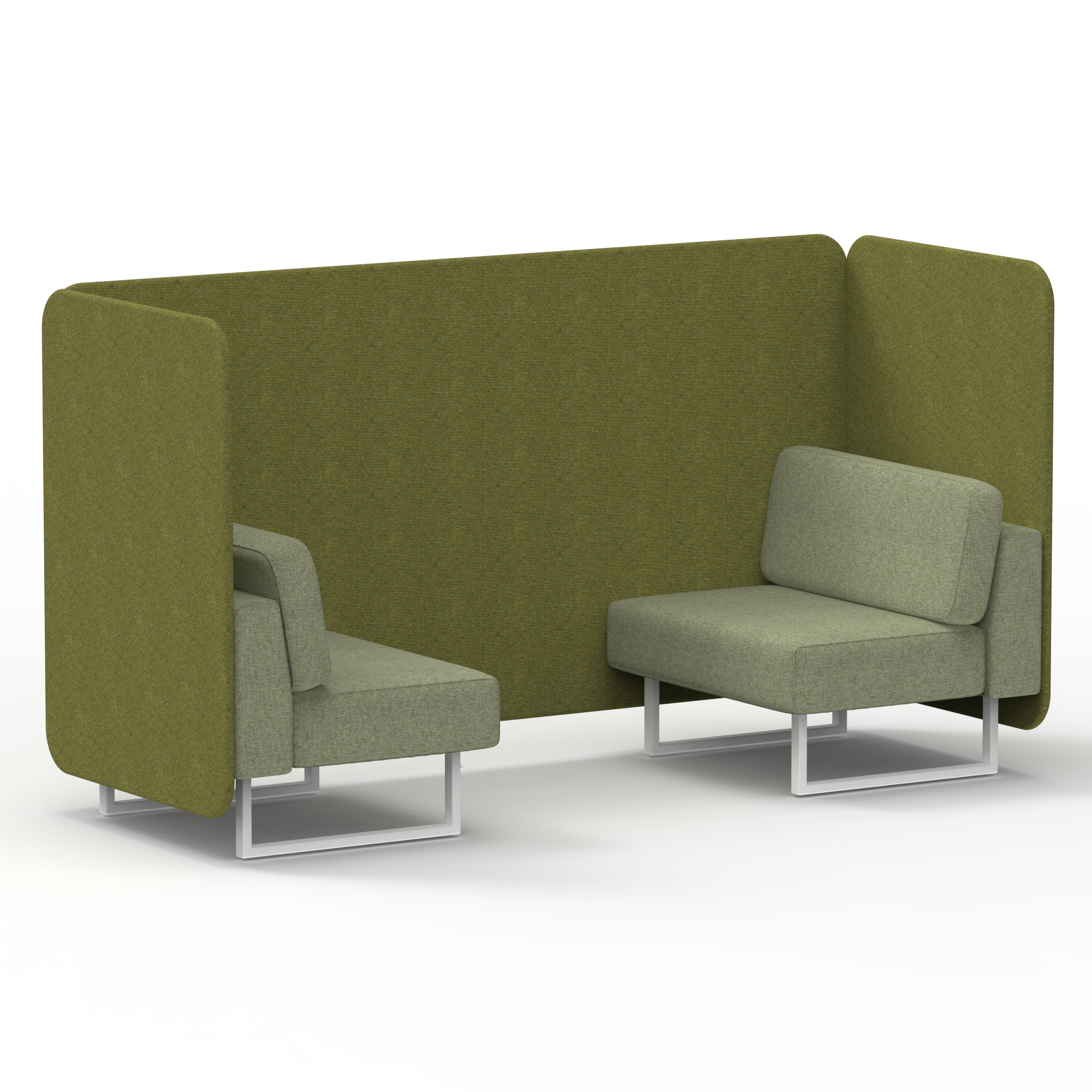 Olive & Burnish / White Frame