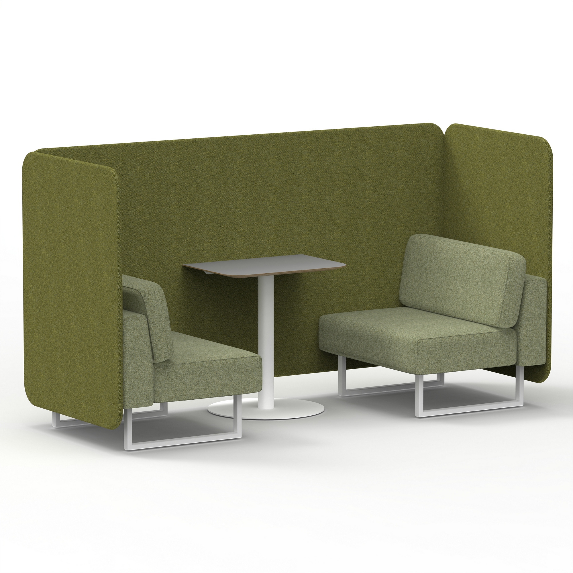Olive & Burnish & Grey / White Frame