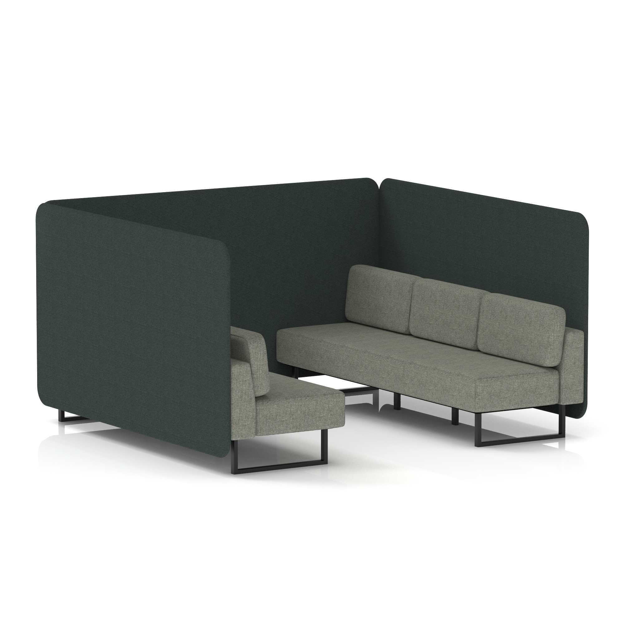 Charcoal & Vitreous / Black Frame