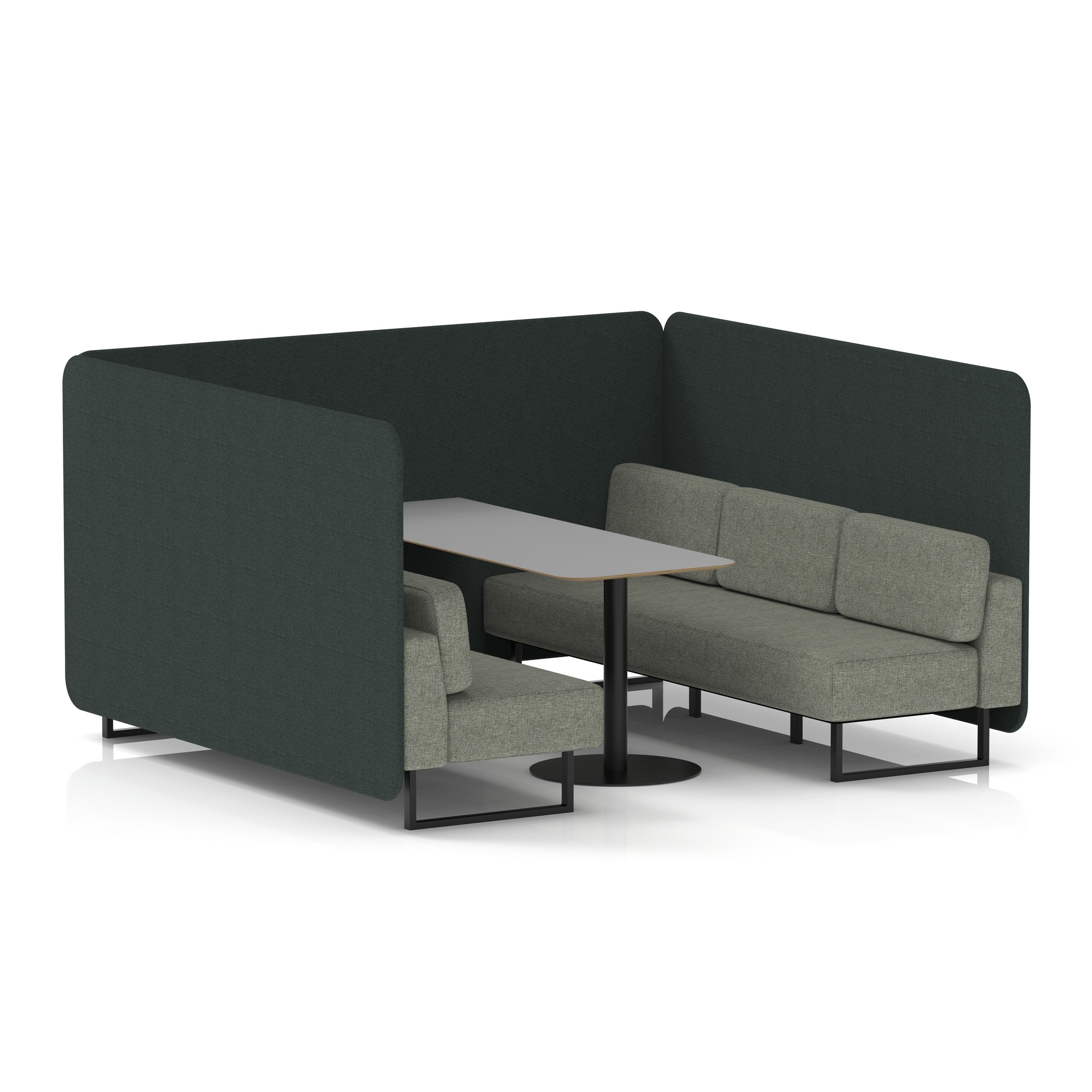 Charcoal & Vitreous & Grey / Black Frame