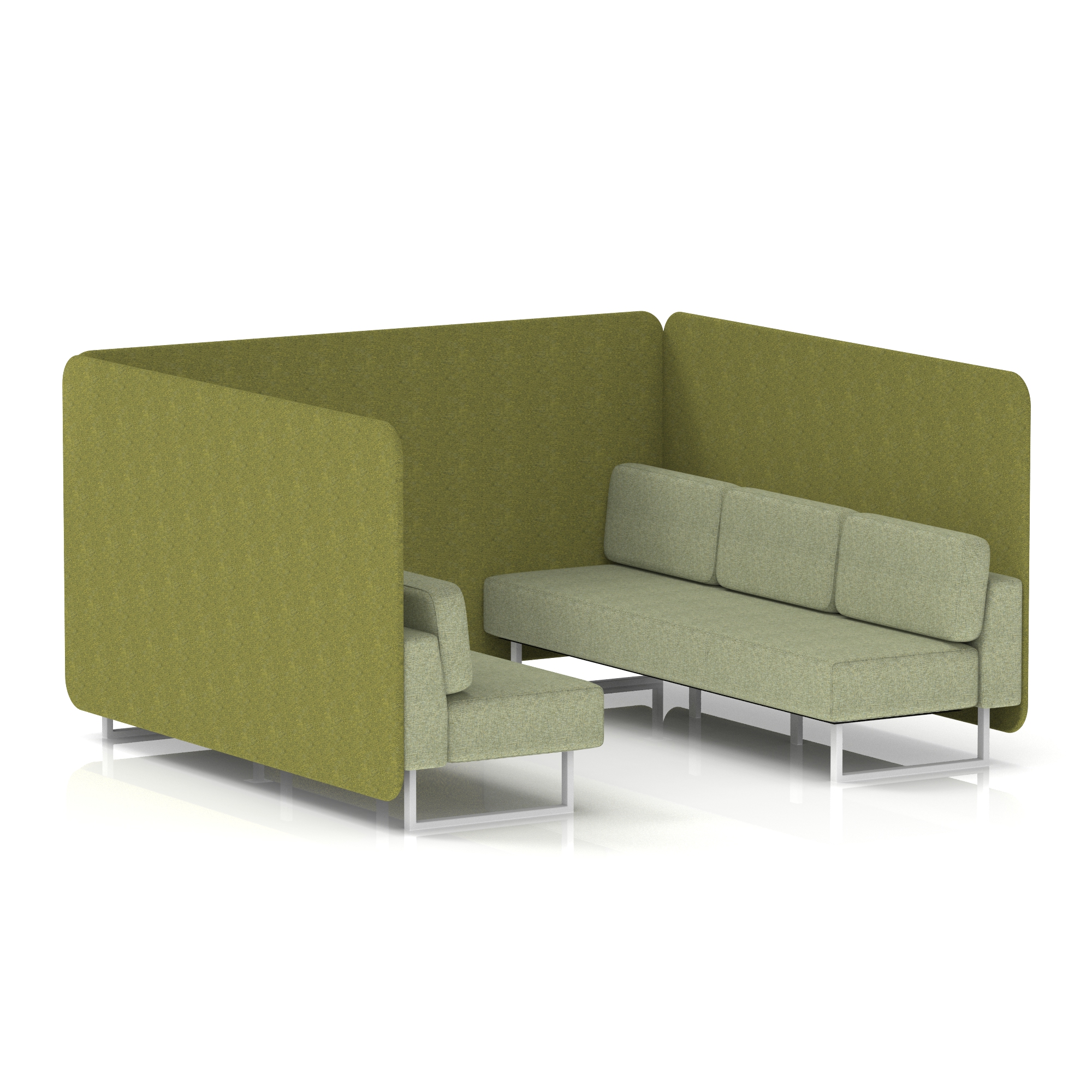 Olive & Burnish / White Frame
