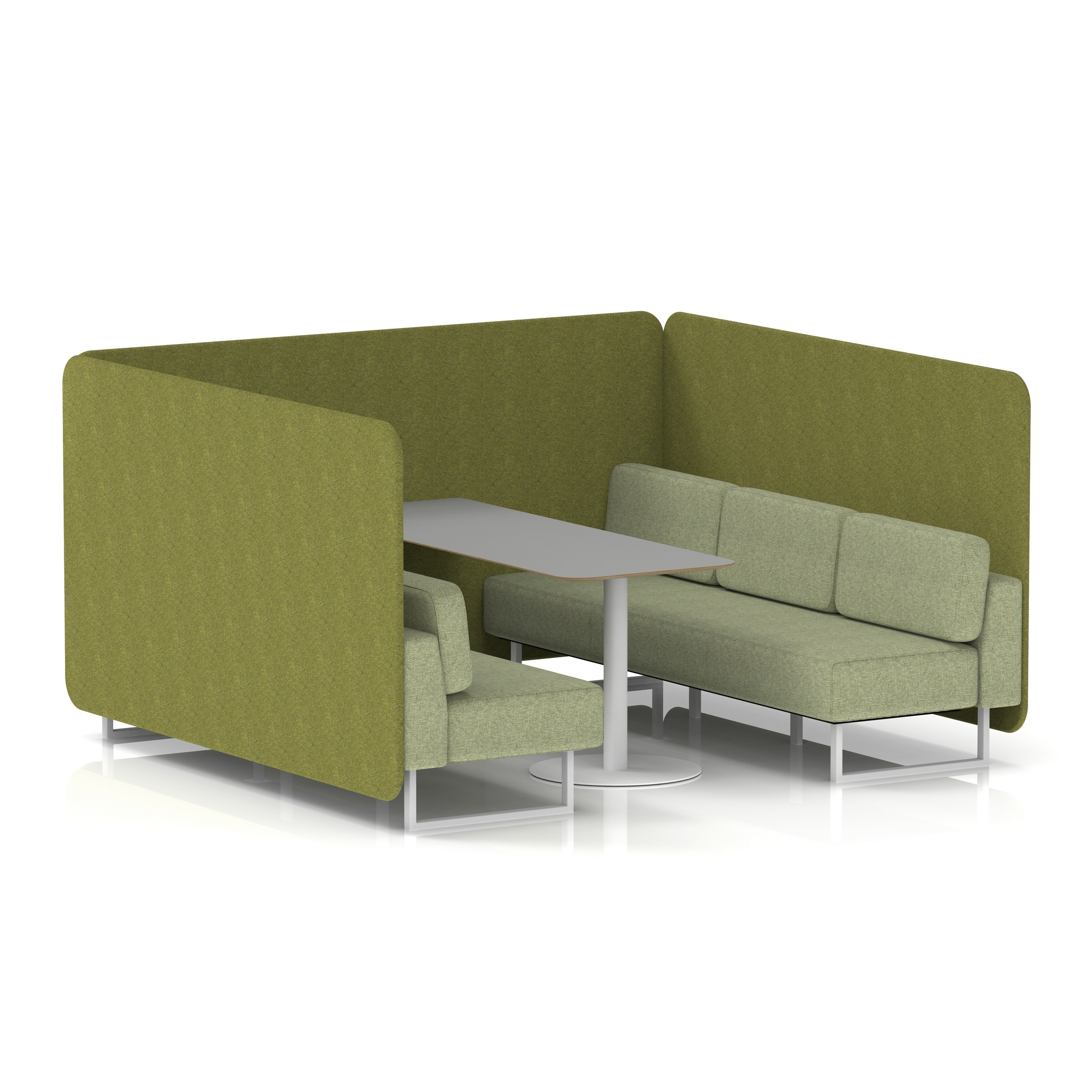 Olive & Burnish & Grey / White Frame