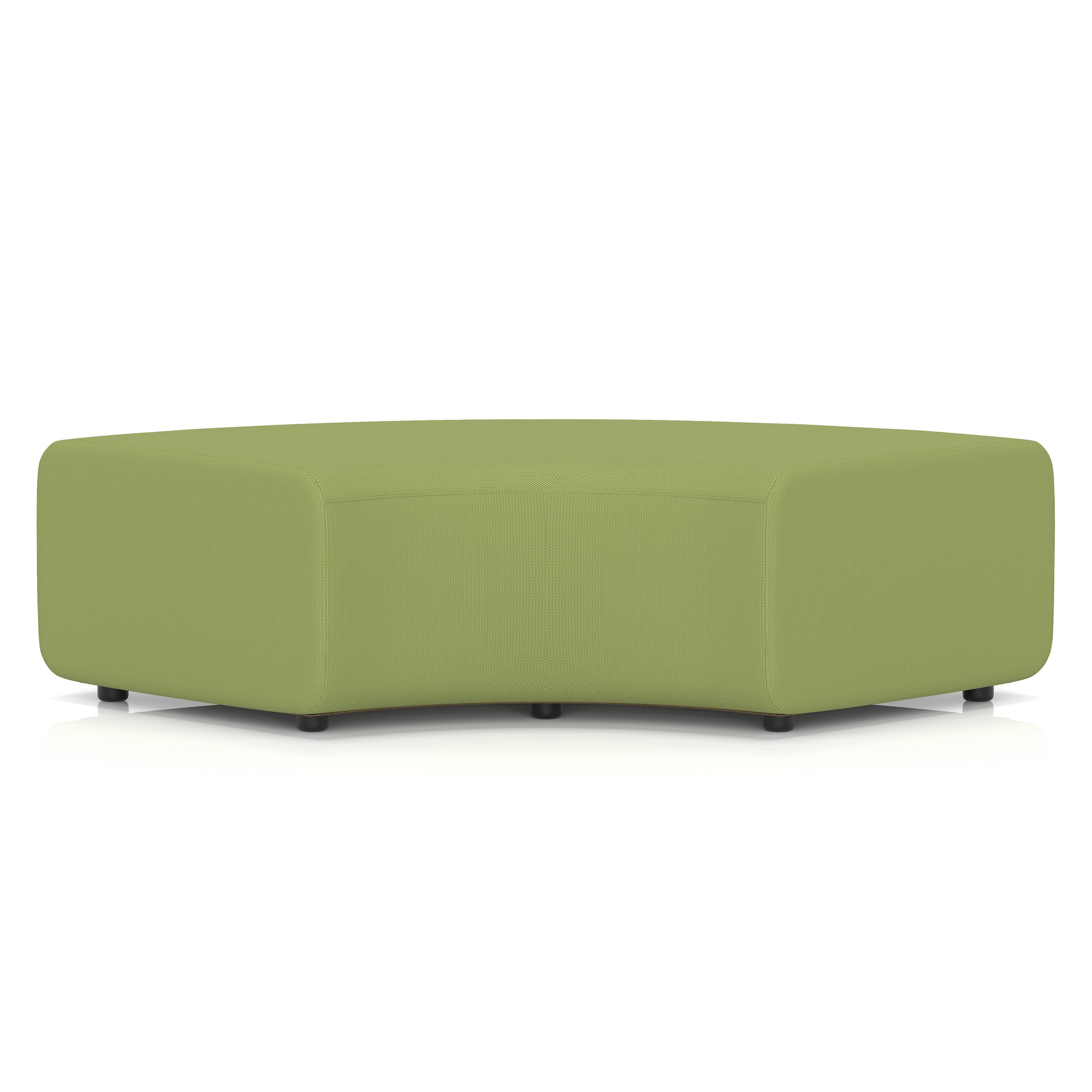 Mawsley Modular Seating 90 Degree Backless Curved Unit — Endurance
