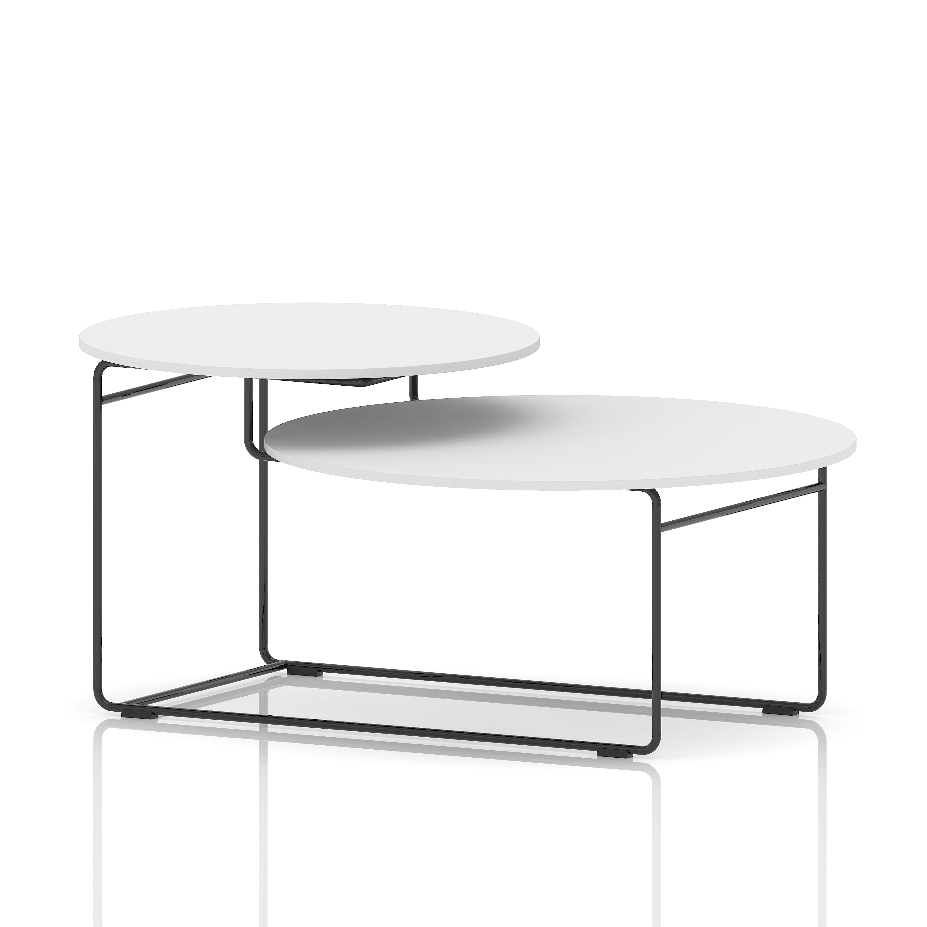 White / Black Frame