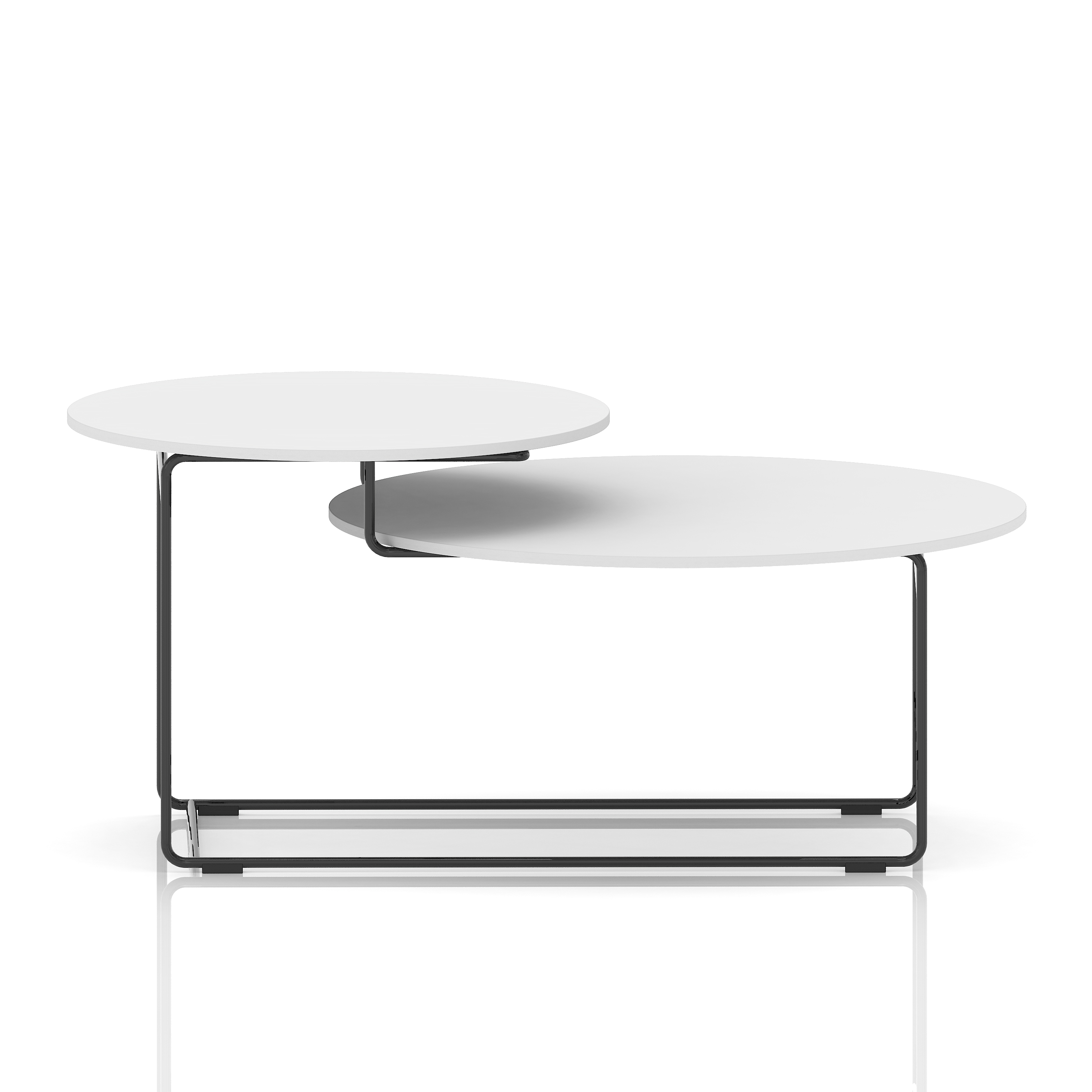 White / Black Frame