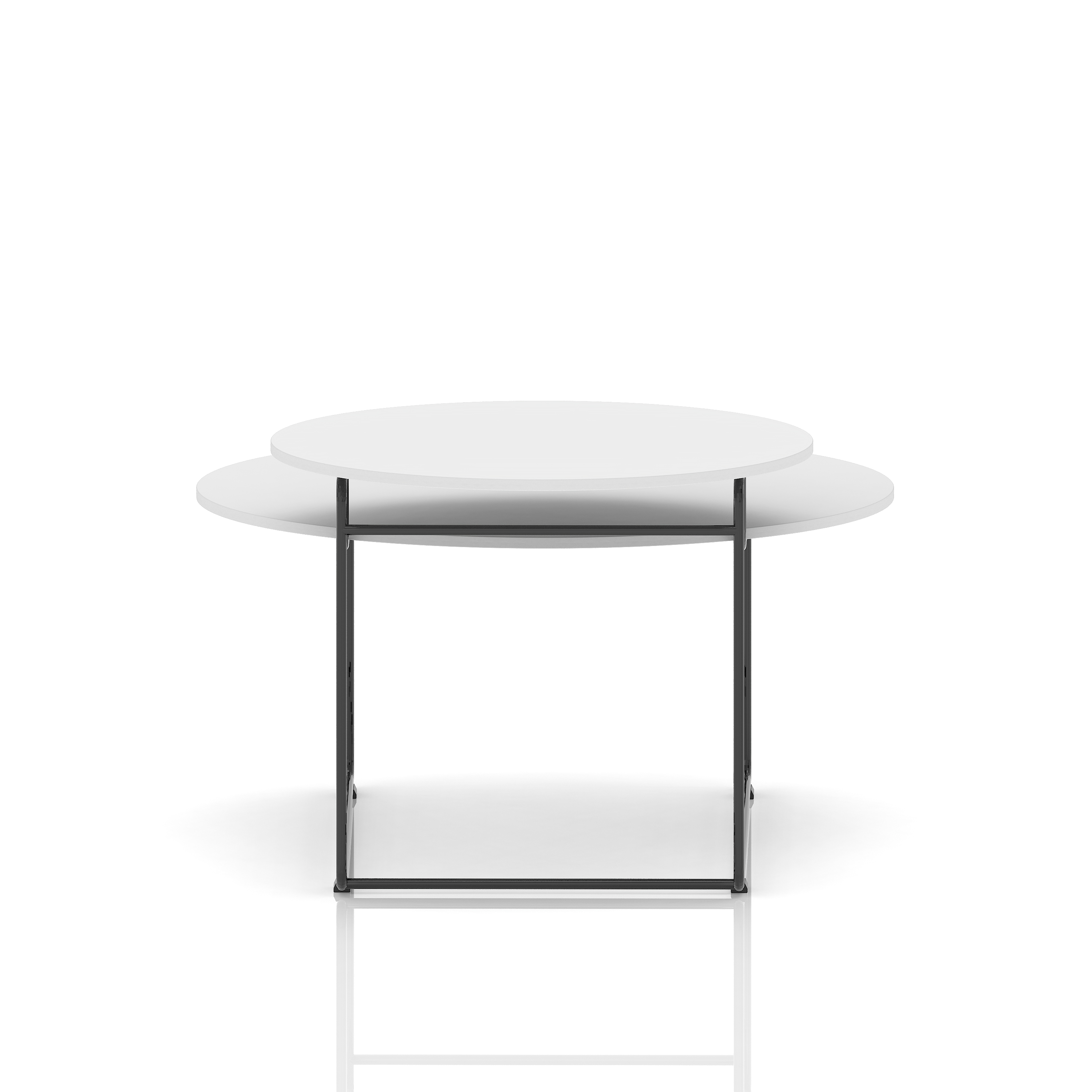 White / Black Frame