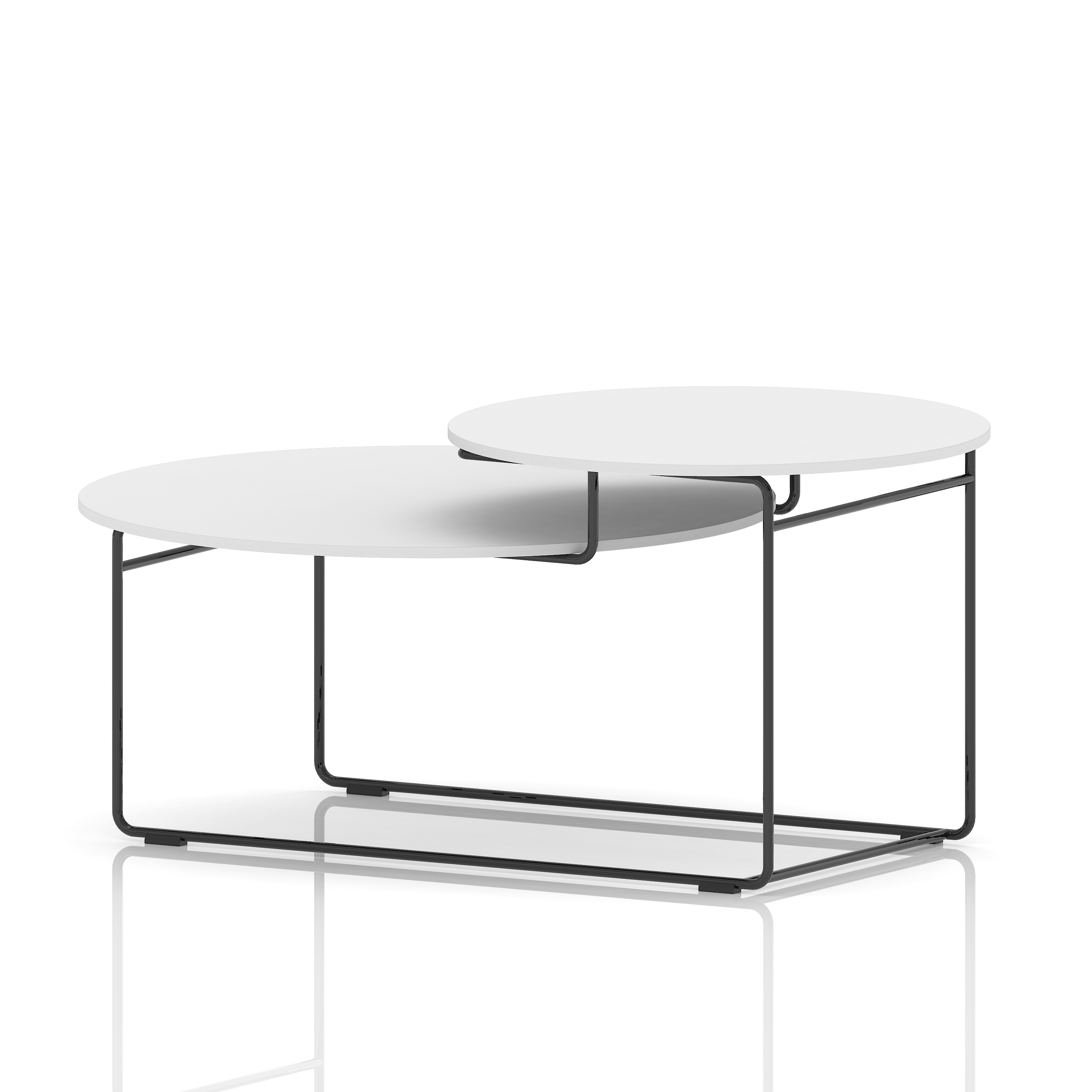 White / Black Frame