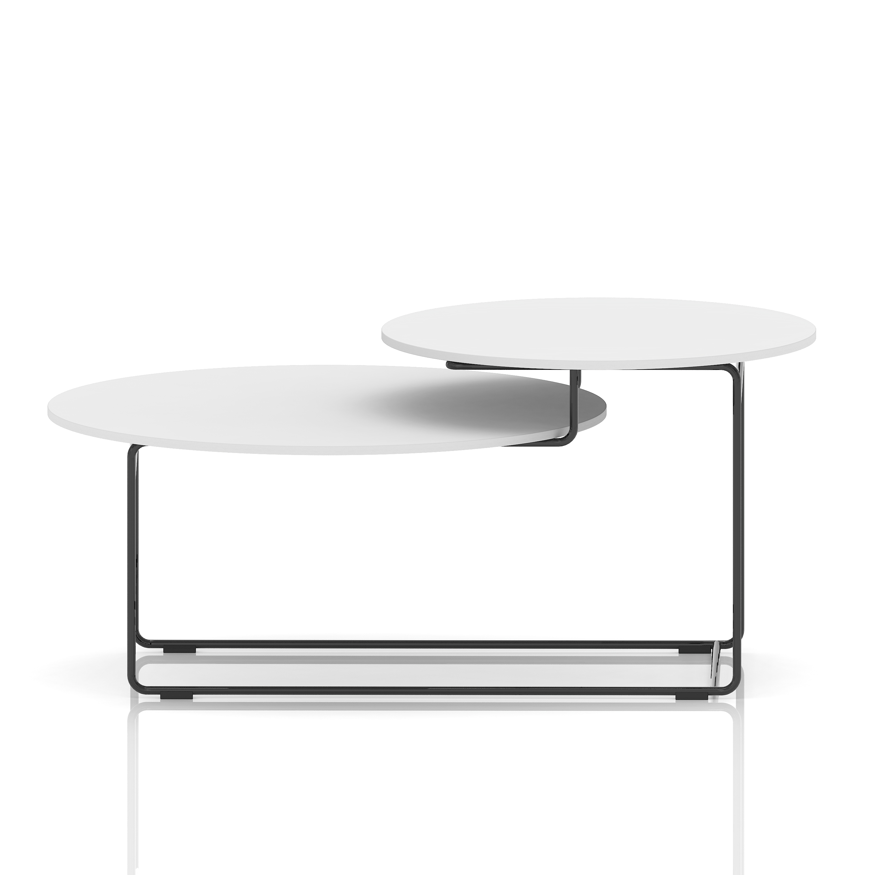 White / Black Frame