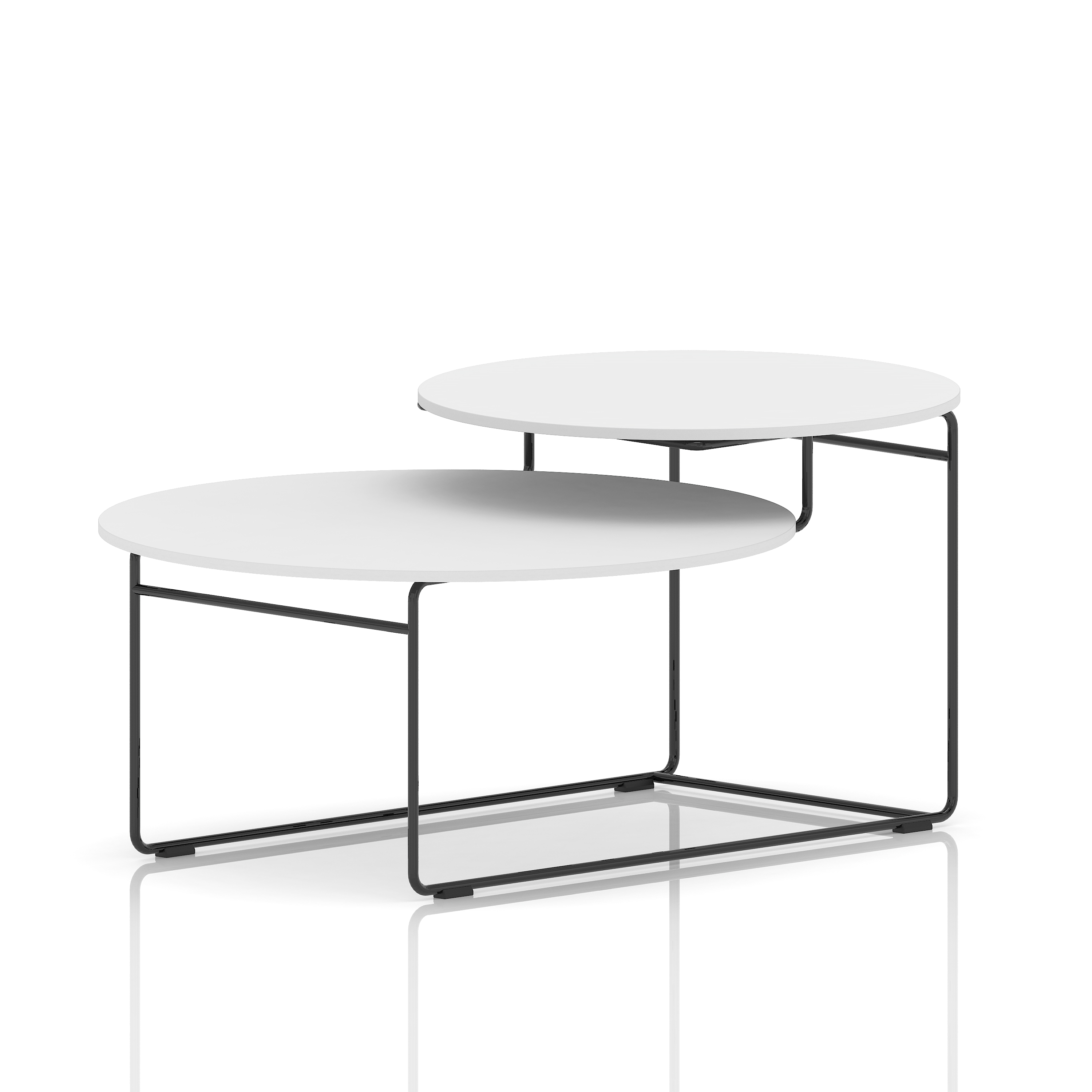 White / Black Frame