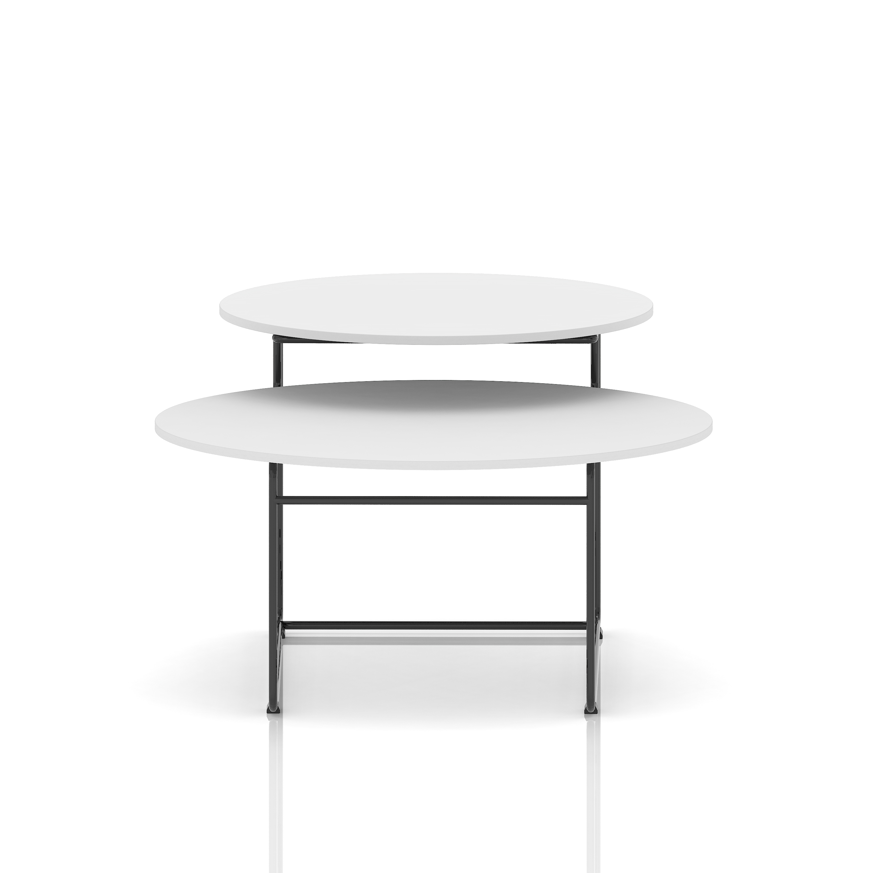 White / Black Frame