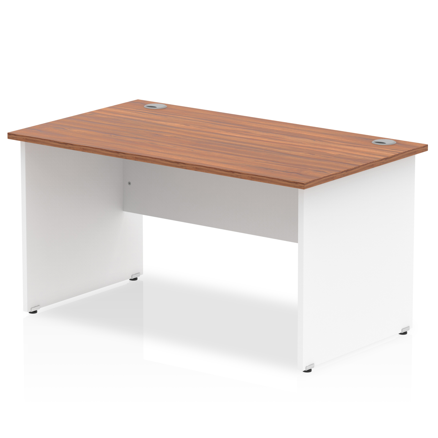 Walnut & White / White Panel Frame