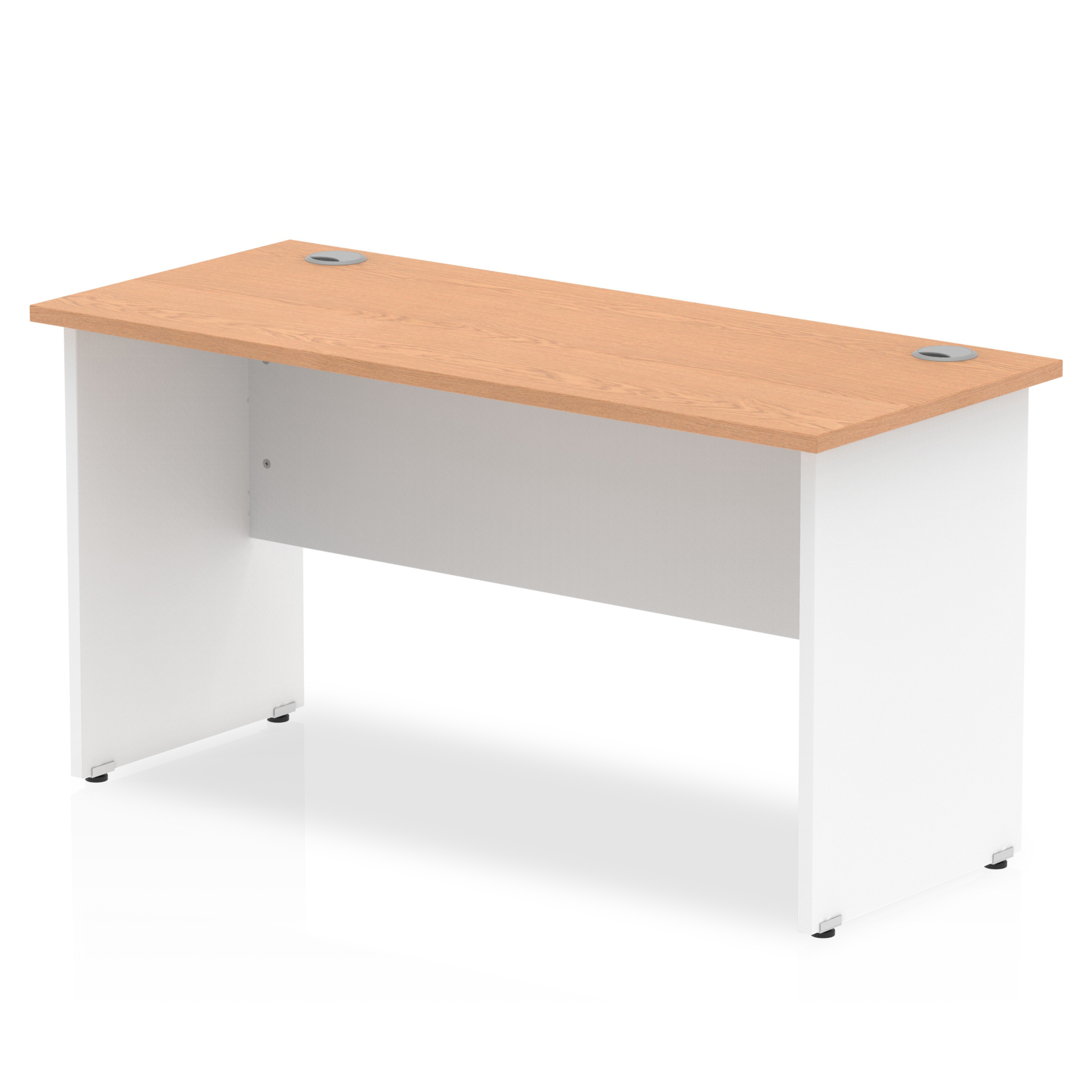 Oak & White / White Panel Frame
