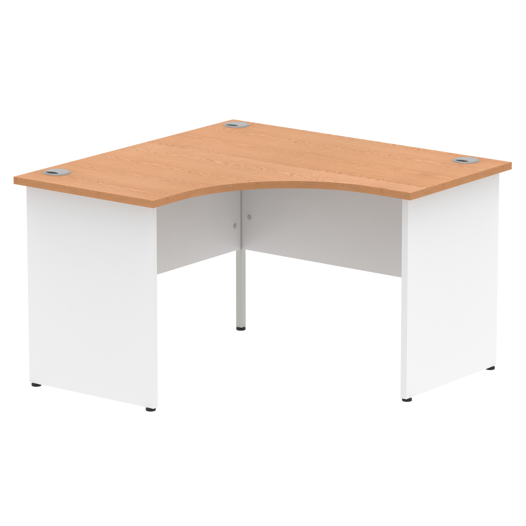 Oak & White / White Panel Frame
