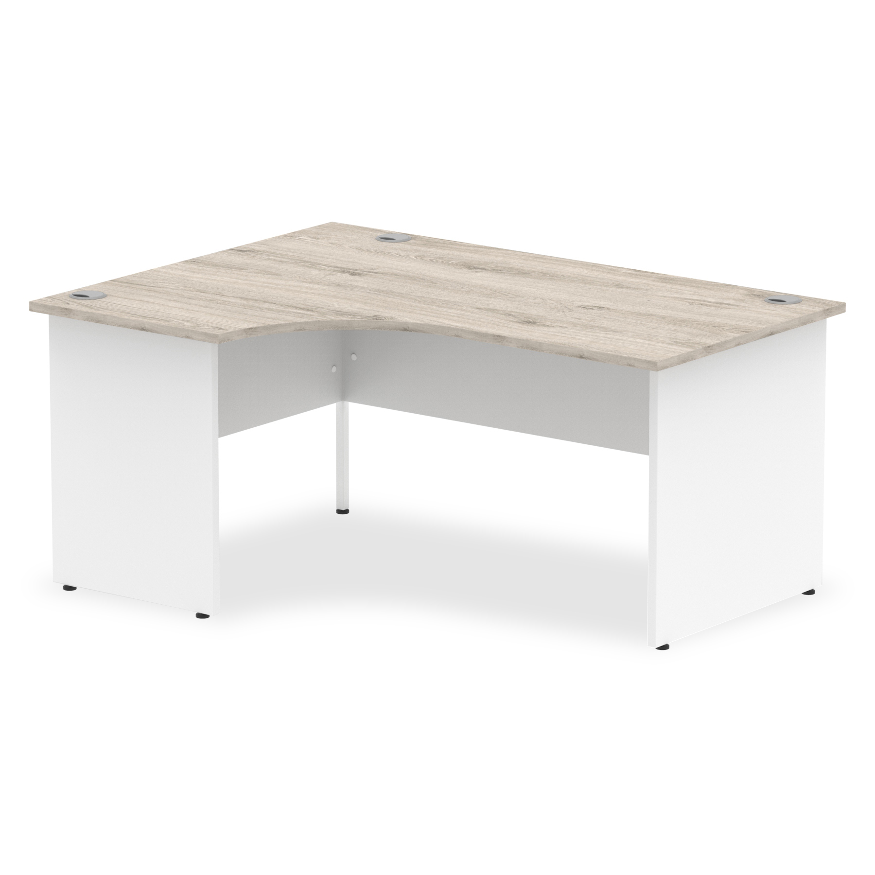 Grey Oak & White / White Panel Frame