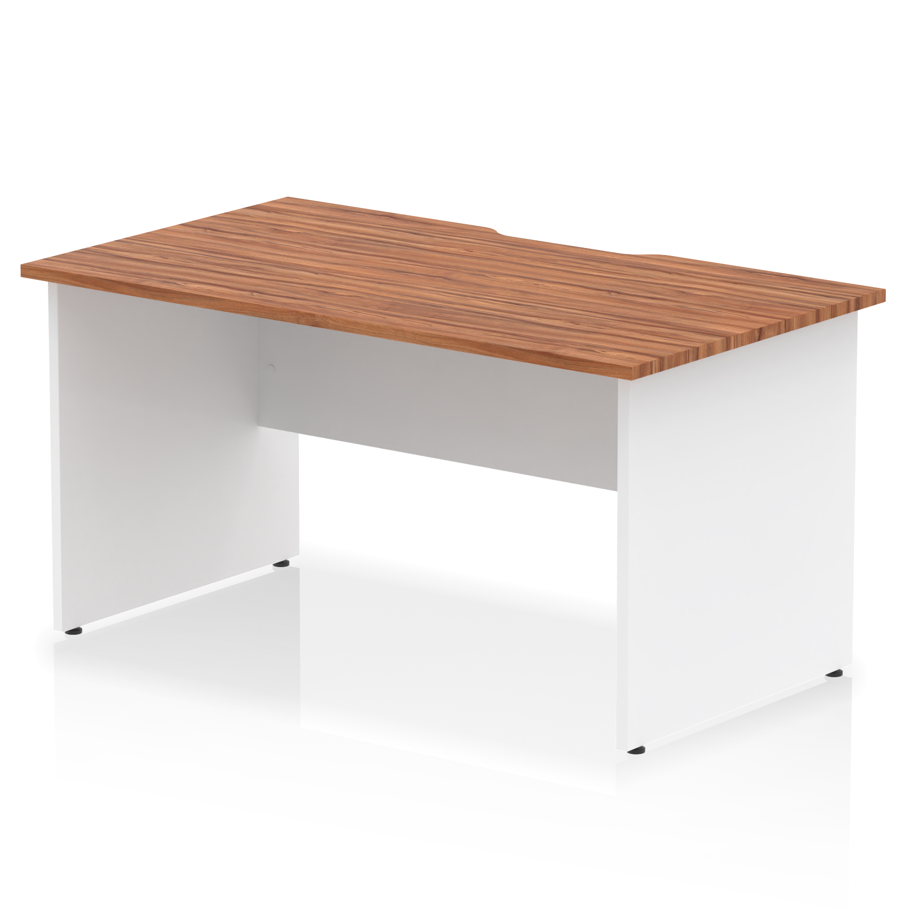 Walnut & White / White Panel Frame