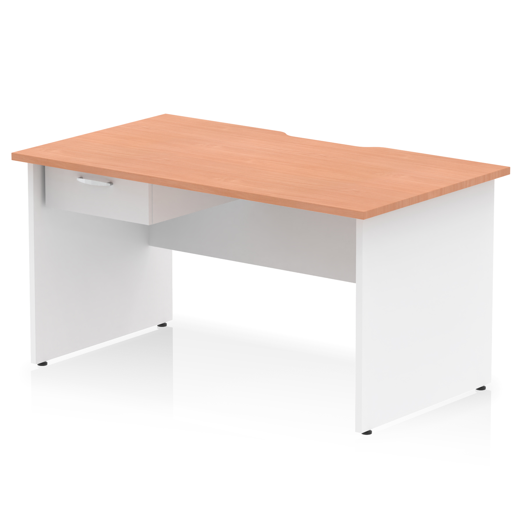 Beech & White / White Panel Frame