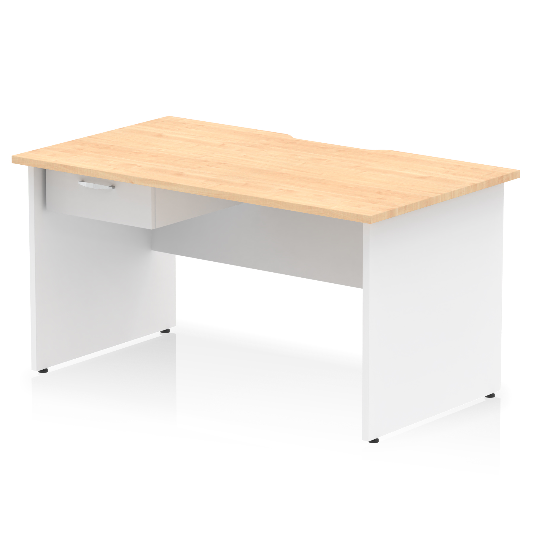 Maple & White / White Panel Frame