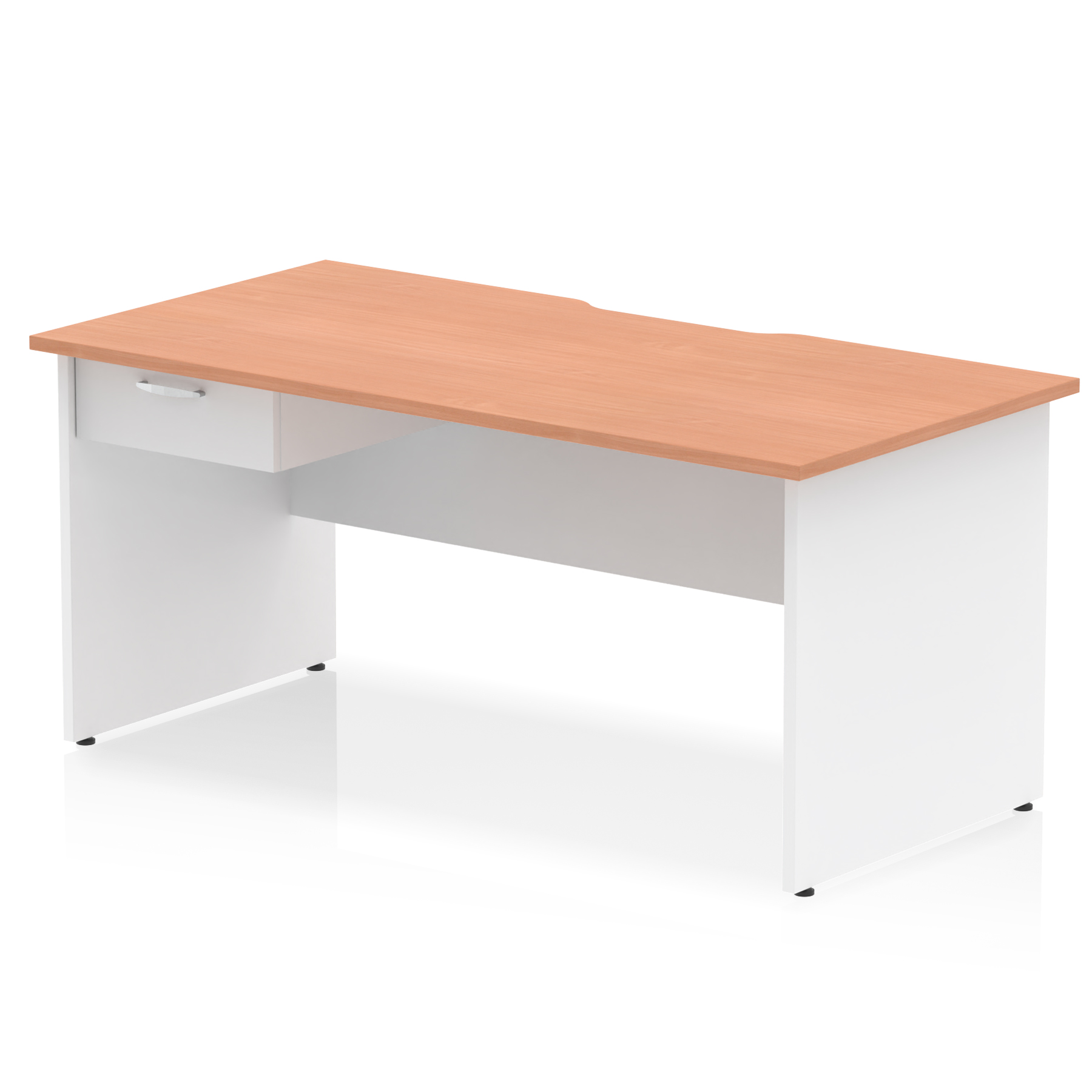 Beech & White / White Panel Frame