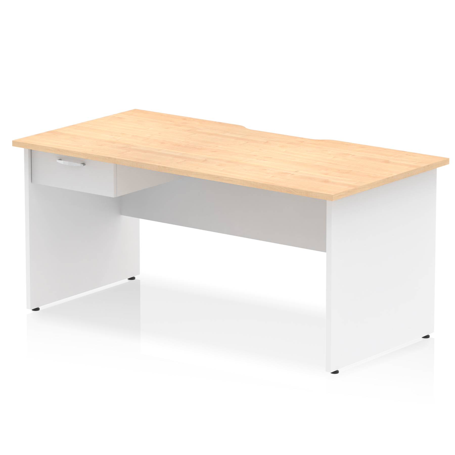 Maple & White / White Panel Frame