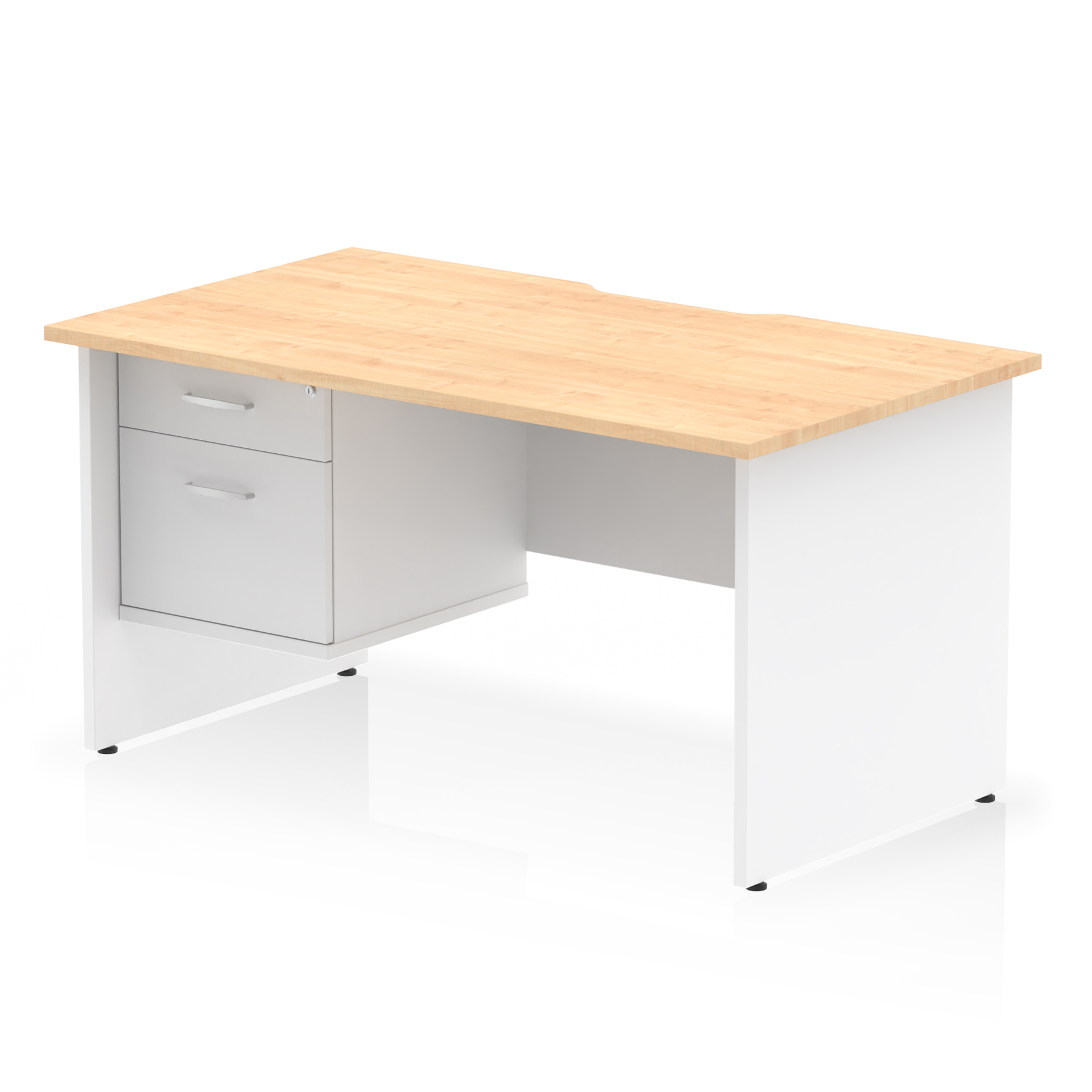 Maple & White / White Panel Frame