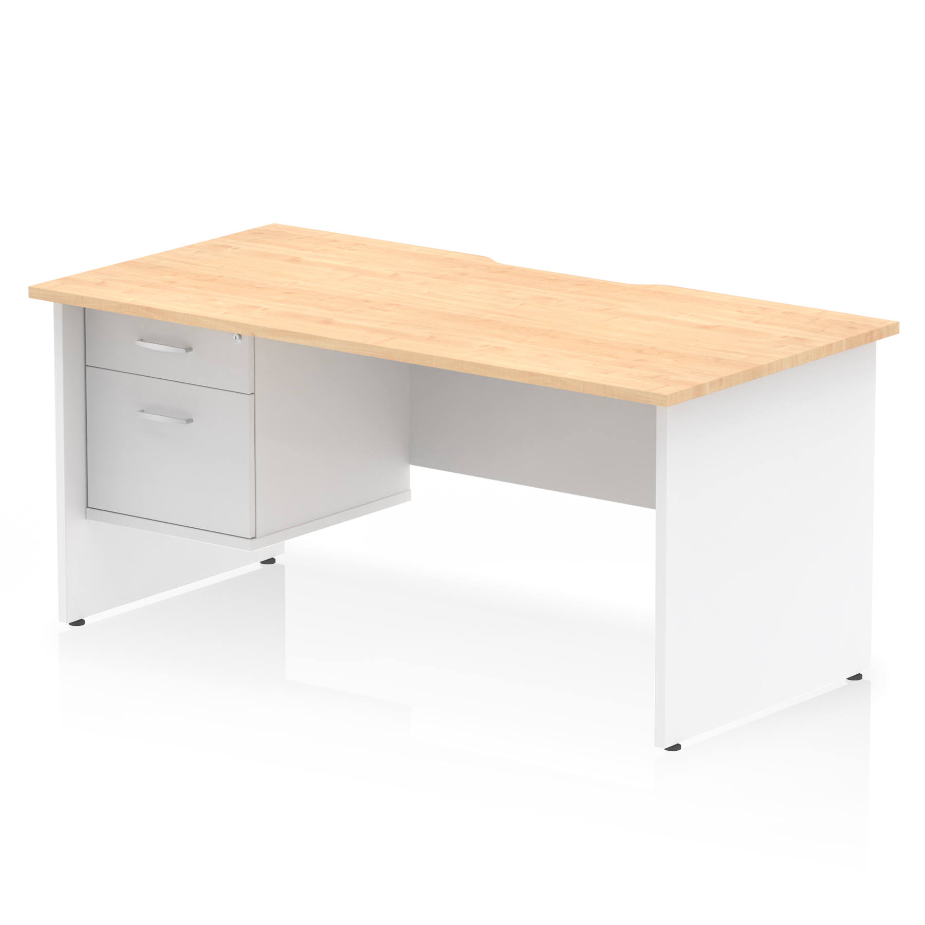 Maple & White / White Panel Frame