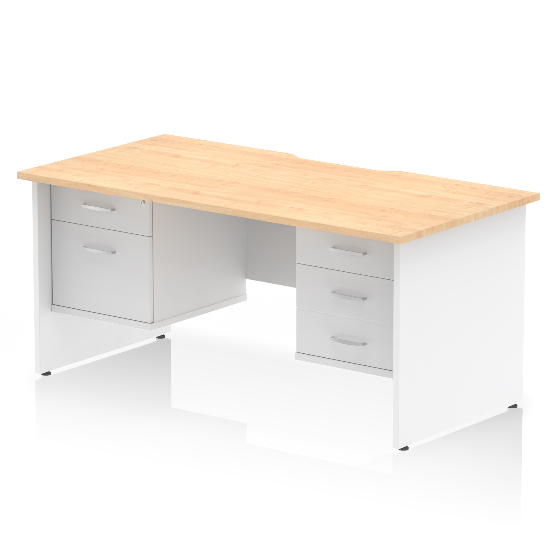 Maple & White / White Panel Frame